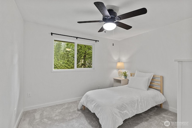 17225 429th Ave SE, North Bend, WA 98045 - carpeted bedroom with baseboards and ceiling fan
