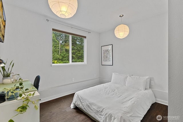 17225 429th Ave SE, North Bend, WA 98045 - bedroom featuring wood finished floors and baseboards