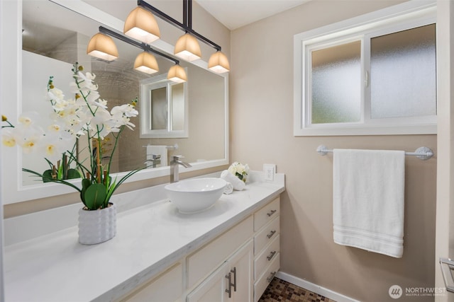 14715 57th Ave S, Tukwila, WA 98168 - bathroom featuring vanity and baseboards