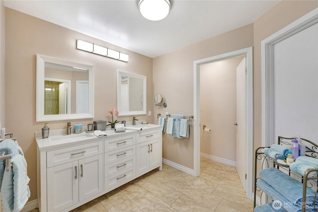 7001 Palm Ln, Anacortes, WA 98221 - bathroom with double vanity