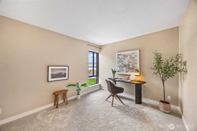 2360 43rd Ave E Unit 404, Seattle, WA 98112 - office area with carpet flooring and baseboards