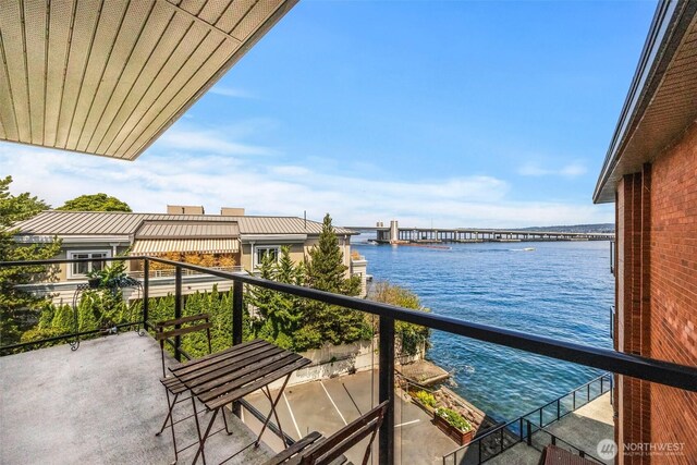 2360 43rd Ave E Unit 404, Seattle, WA 98112 - balcony with a water view