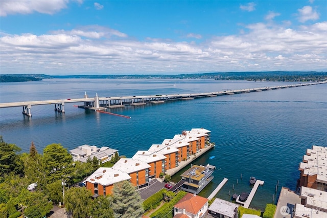 2360 43rd Ave E Unit 404, Seattle, WA 98112 - bird's eye view of a notable bridge and a large body of water