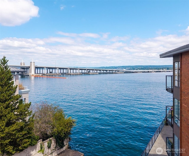 2360 43rd Ave E Unit 404, Seattle, WA 98112 - water view featuring a notable bridge