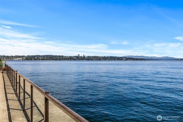 2360 43rd Ave E Unit 404, Seattle, WA 98112 - water view with a mountainous background