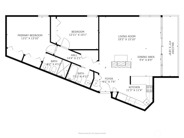 2360 43rd Ave E Unit 404, Seattle, WA 98112 - view of floor plan / room layout
