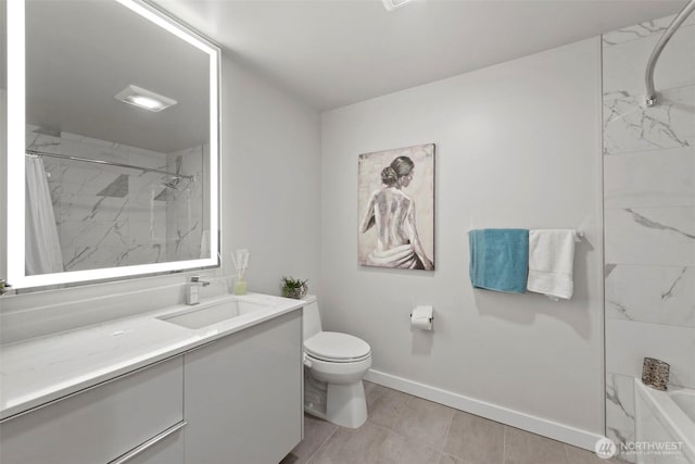 450 S Main St Unit 505, Seattle, WA 98101 - full bath featuring vanity and shower / bath combination with curtain