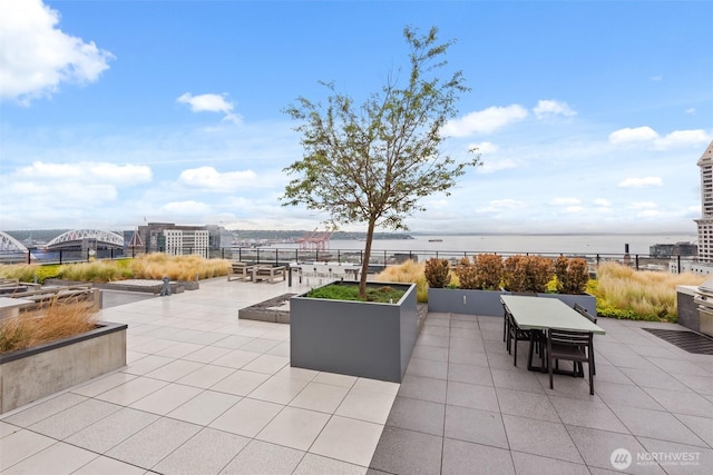 450 S Main St Unit 505, Seattle, WA 98101 - view of patio featuring outdoor dining space