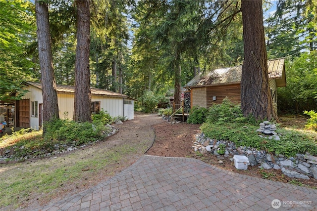 7554 Guemes Island Rd, Anacortes, WA 98221 - view of yard featuring an outdoor structure
