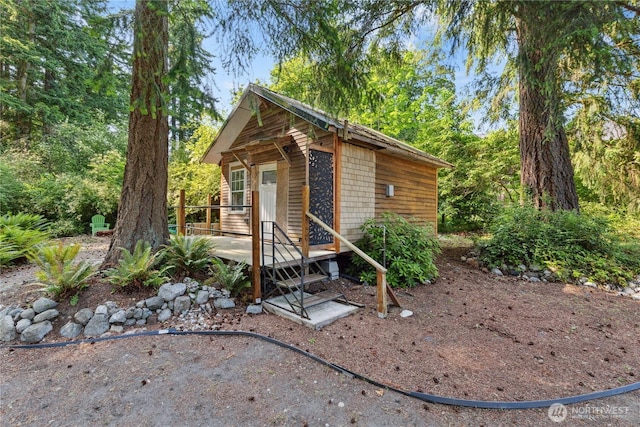 7554 Guemes Island Rd, Anacortes, WA 98221 - view of front of home with a deck