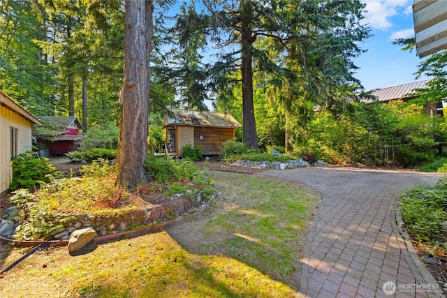 7554 Guemes Island Rd, Anacortes, WA 98221 - view of yard featuring an outdoor structure