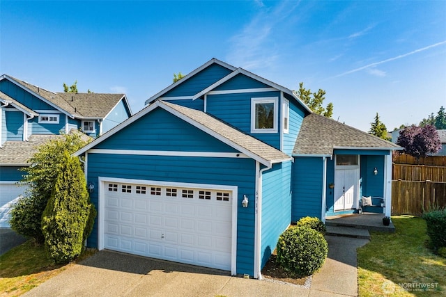6713 135th E, Puyallup, WA 98373 - view of front facade featuring asphalt driveway and roof with shingles