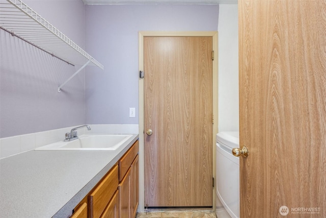 6713 135th E, Puyallup, WA 98373 - bathroom featuring vanity and toilet