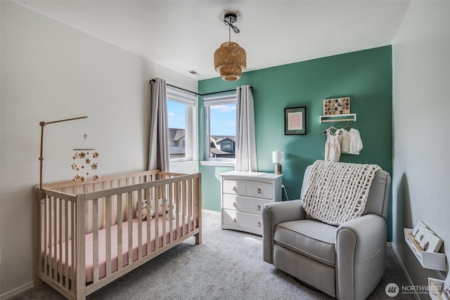 6713 135th E, Puyallup, WA 98373 - bedroom with a crib and carpet