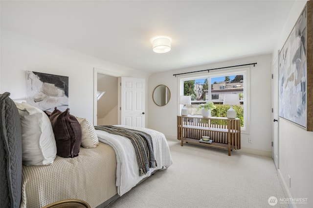 1222 6th Ave N, Seattle, WA 98109 - carpeted bedroom featuring baseboards