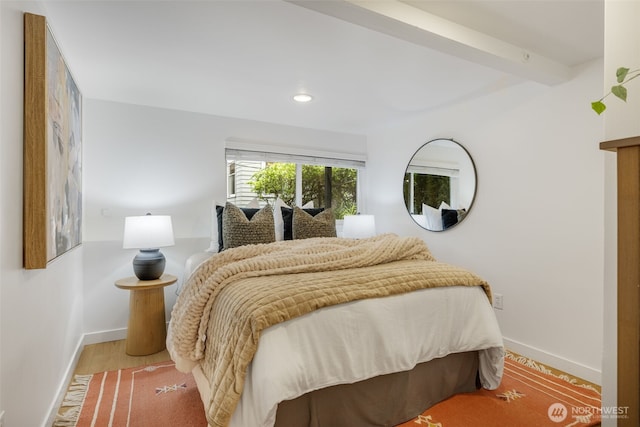 1222 6th Ave N, Seattle, WA 98109 - bedroom with wood finished floors and recessed lighting