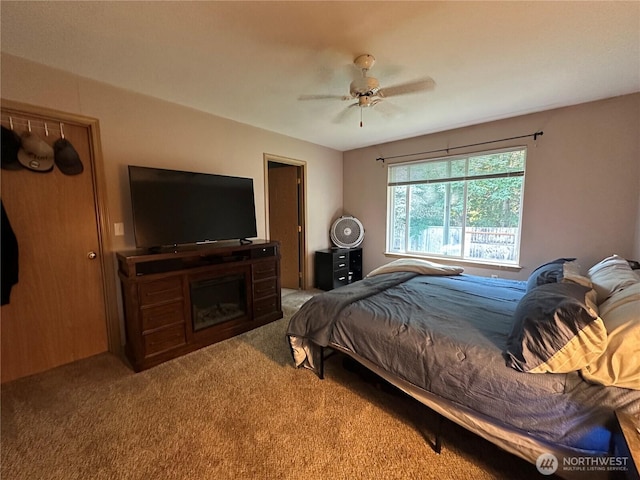 15015 105th Ave SE, Yelm, WA 98597 - bedroom featuring carpet and ceiling fan