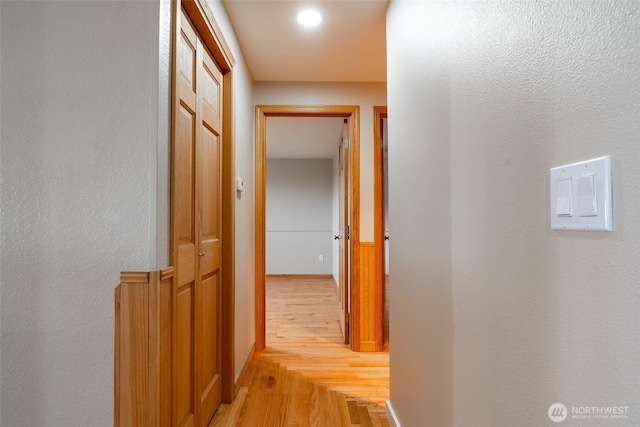 3918 Commencement Bay Dr, Tacoma, WA 98407 - hallway featuring light wood-style flooring