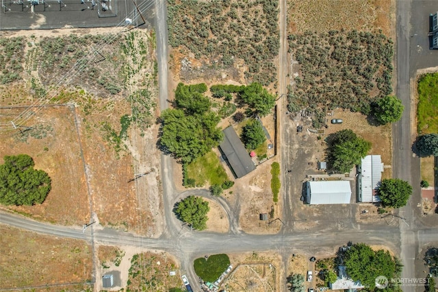 101 E 8th St, Lind, WA 99341 - aerial view of property's location