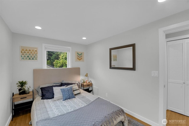8410 9th Ave SW, Seattle, WA 98106 - bedroom with light wood finished floors and recessed lighting