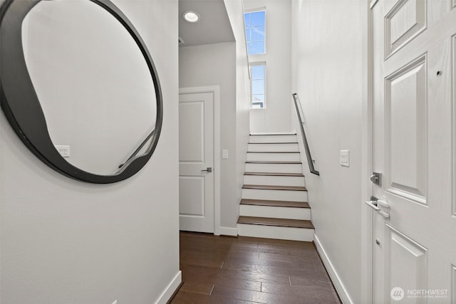15791 NE 114th Way, Redmond, WA 98052 - staircase with hardwood / wood-style floors and recessed lighting