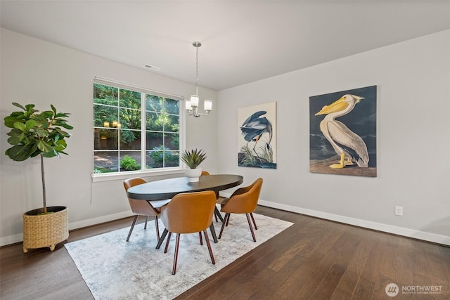 15791 NE 114th Way, Redmond, WA 98052 - dining space with wood finished floors and a chandelier