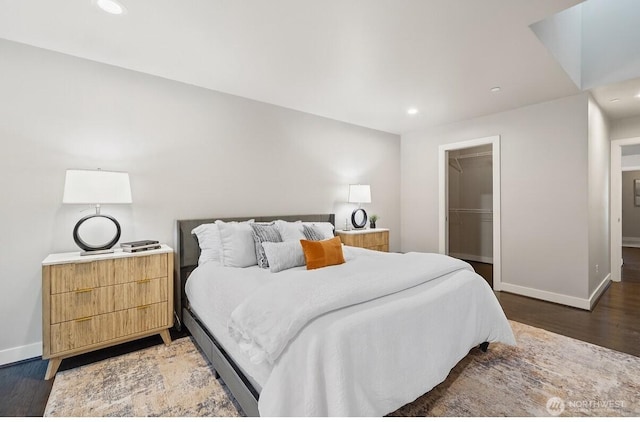 15791 NE 114th Way, Redmond, WA 98052 - bedroom with light wood finished floors, recessed lighting, a spacious closet, and a closet