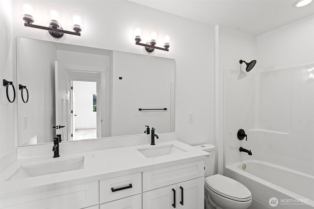 7812 S Sheridan Ave, Tacoma, WA 98408 - full bath featuring double vanity and shower / tub combination