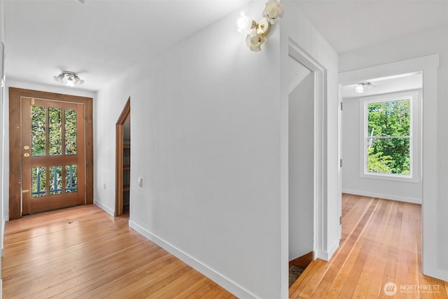 6928 View Park Rd SE, Port Orchard, WA 98367 - hall with light wood finished floors and baseboards