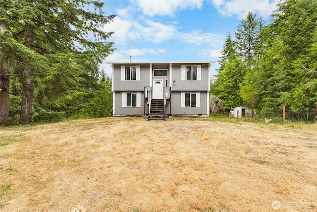 60 E Olyview Pl, Grapeview, WA 98546 - bi-level home with an outbuilding