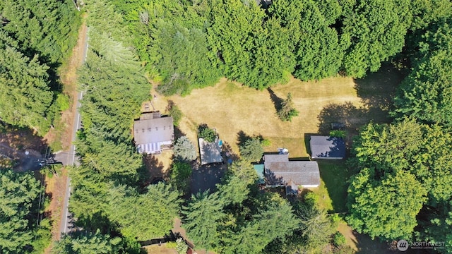 6321 41st Ave NW, Olympia, WA 98502 - drone / aerial view of a heavily wooded area
