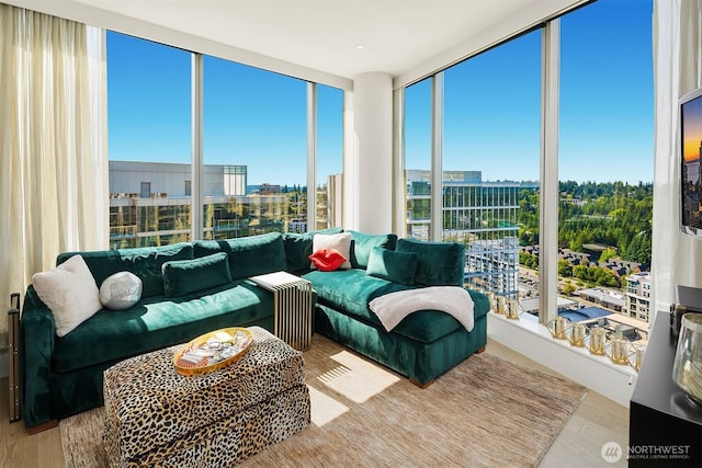 10650 NE 9th Pl Unit 2524, Bellevue, WA 98004 - sunroom / solarium with a view of city