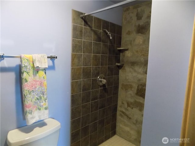 361 Rehmke Rd, Tonasket, WA 98855 - bathroom featuring toilet and a tile shower