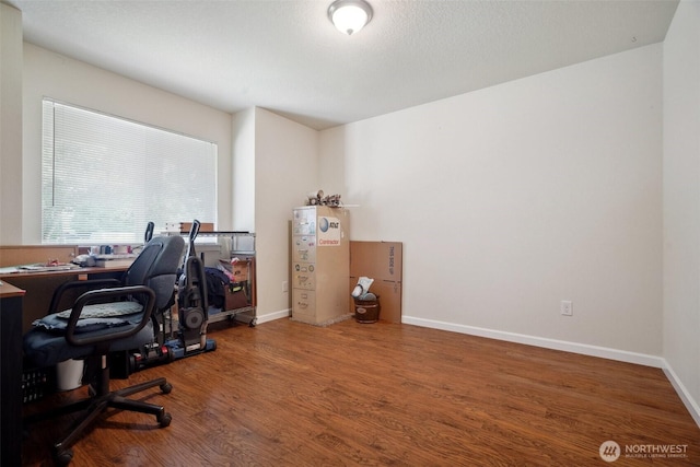 16 NW 23rd St, Battle Ground, WA 98604 - office area featuring wood finished floors and baseboards
