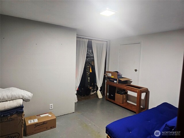 591 Division Ave, Morton, WA 98356 - bedroom featuring concrete flooring and a closet