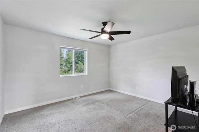 32803 Marguerite Ln, Sultan, WA 98294 - carpeted empty room featuring a ceiling fan and baseboards