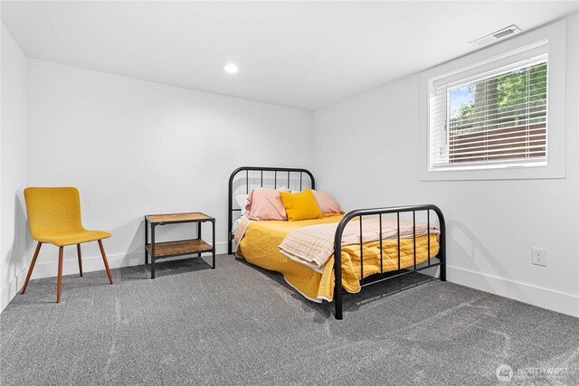 1584 Main St, Lynden, WA 98264 - carpeted bedroom with baseboards and recessed lighting