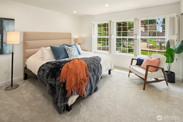 527 16th Ave W, Kirkland, WA 98033 - carpeted bedroom with multiple windows and recessed lighting