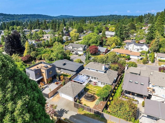 527 16th Ave W, Kirkland, WA 98033 - aerial perspective of suburban area featuring a forest