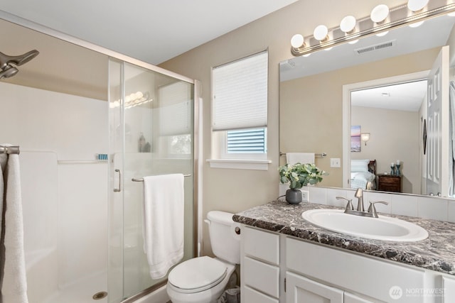 14908 NE 70th St, Vancouver, WA 98682 - full bathroom featuring vanity, a stall shower, and ensuite bathroom
