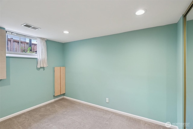 806 SW 126th St, Seattle, WA 98146 - empty room with carpet floors and recessed lighting