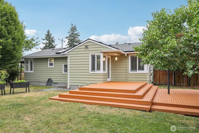 806 SW 126th St, Seattle, WA 98146 - back of house with roof with shingles and a deck