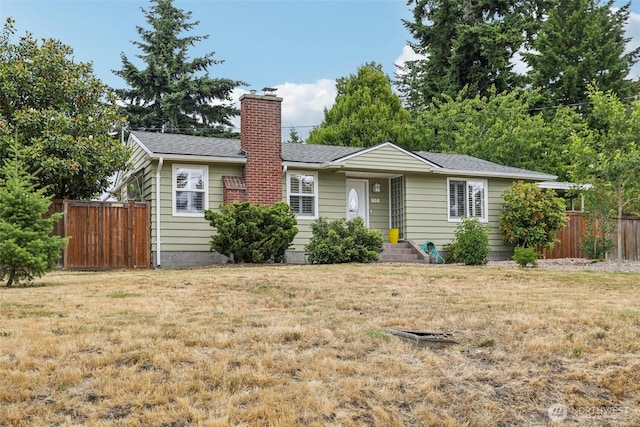 806 SW 126th St, Seattle, WA 98146 - view of front of property with a chimney and a shingled roof