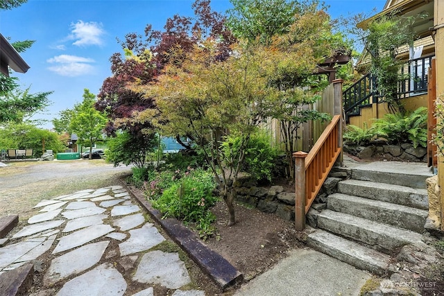 3647 Renton Ave S, Seattle, WA 98144 - view of yard featuring stairway