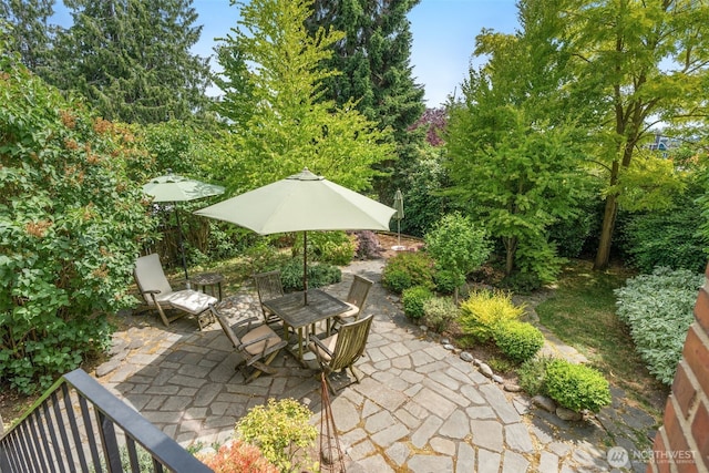 1157 N 78th St, Seattle, WA 98103 - view of patio featuring outdoor dining area
