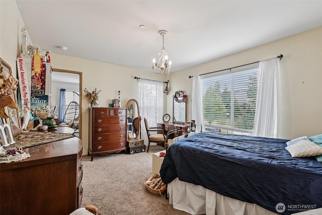 3178 Hoffman Hill Blvd, Dupont, WA 98327 - carpeted bedroom featuring a chandelier