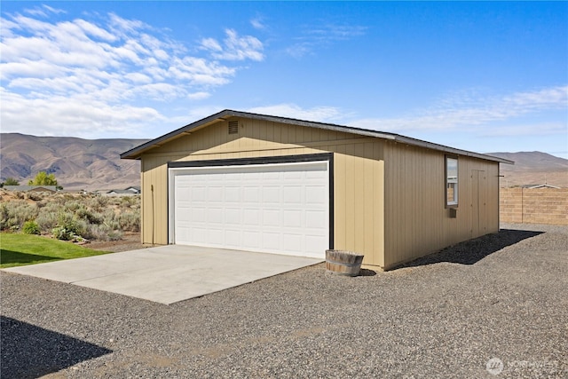 114 Yucca Pl SW Unit 482483, Mattawa, WA 99349 - detached garage featuring a mountain view