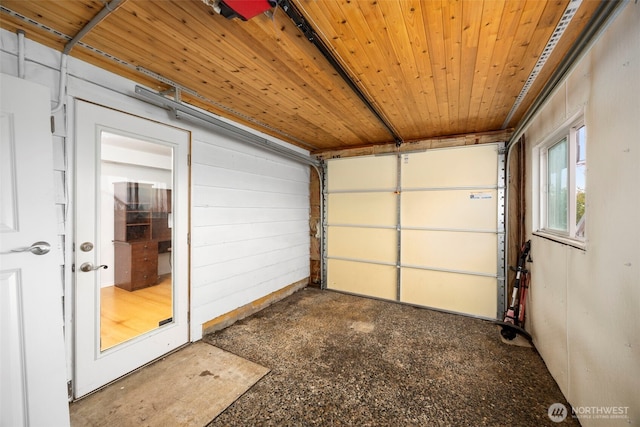 8717 182nd Pl SW, Edmonds, WA 98026 - garage with wooden ceiling