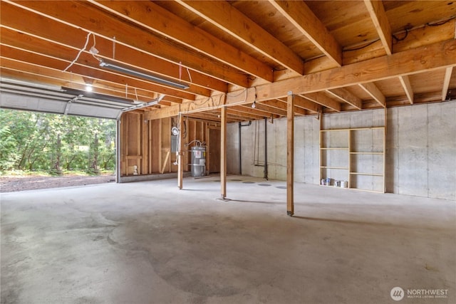 1681 E Saint Andrews Dr N, Shelton, WA 98584 - garage with secured water heater