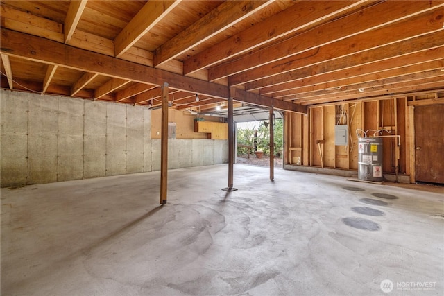 1681 E Saint Andrews Dr N, Shelton, WA 98584 - below grade area featuring water heater and electric panel